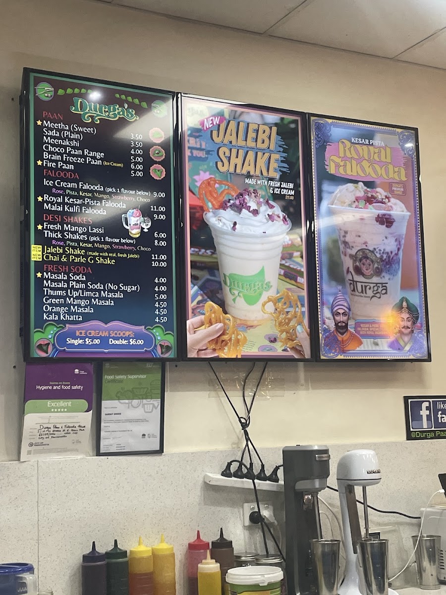 Menu Durga's Paan & Falooda House-2